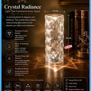 Crystal Diamond LED Table Lamp