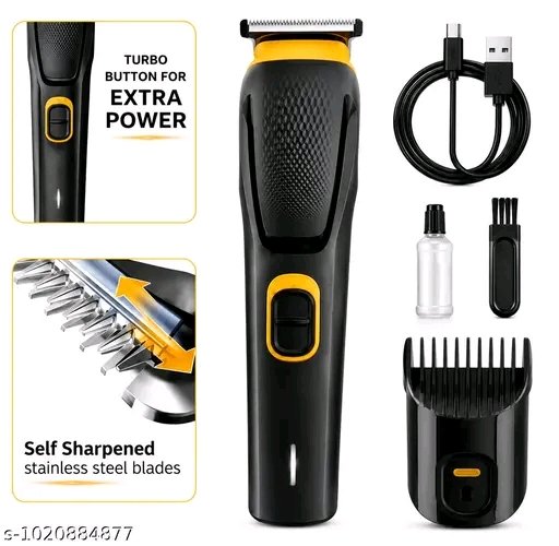 USB Rechargeable Hair Clipper for Men with T-Blade - Image 2