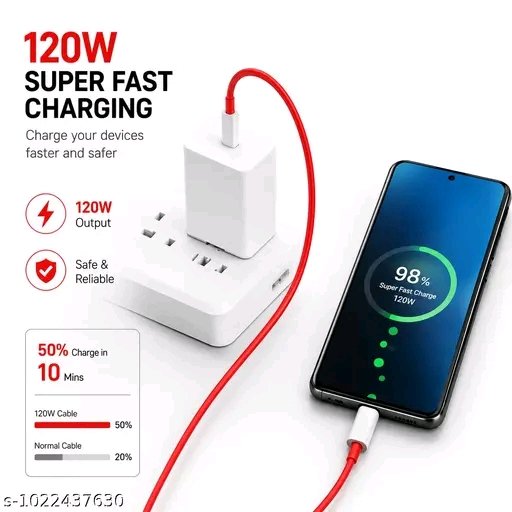 120W USB-A to USB-C Fast Charging Cable - Image 2