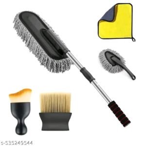 ORJILO 5 Pcs Microfiber Car Duster Cleaning Kit