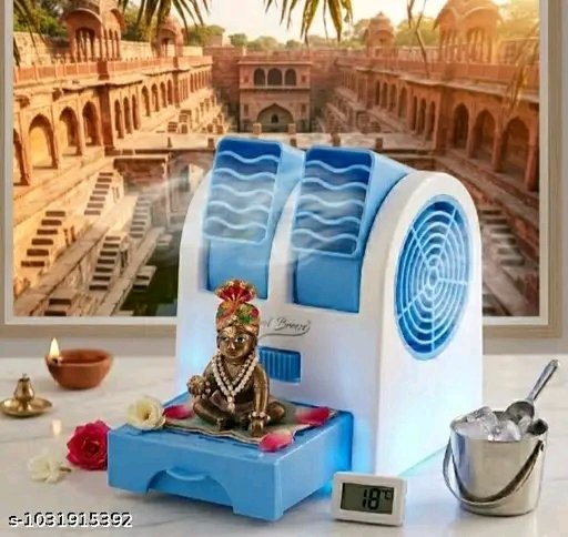 Mini Portable Dual Vent Air Cooler Fan – USB Powered - Image 2