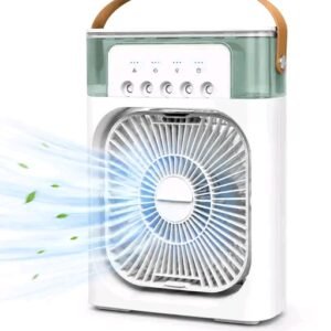 Vellmorix 10 Inch Mini Portable Air Cooler with Water Mist & USB