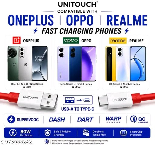 100W USB-A to USB-C Fast Charging Cable - Image 2