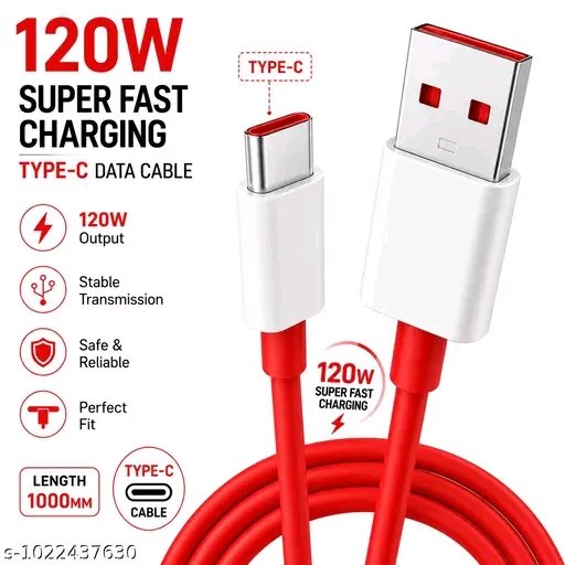 120W USB-A to USB-C Fast Charging Cable - Image 4