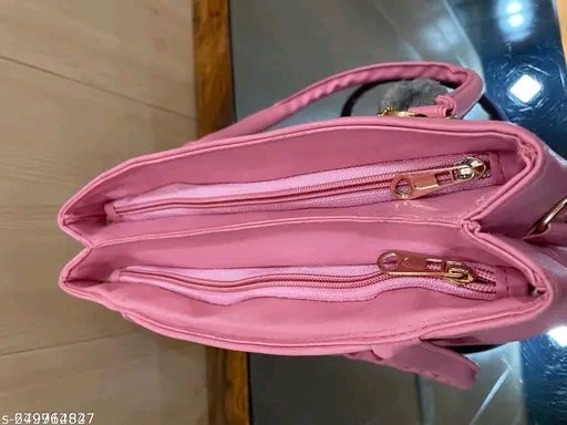 Womenβs Stylish Pink Handbag with Scarf β Premium Shoulder & Tote Bag - Image 4