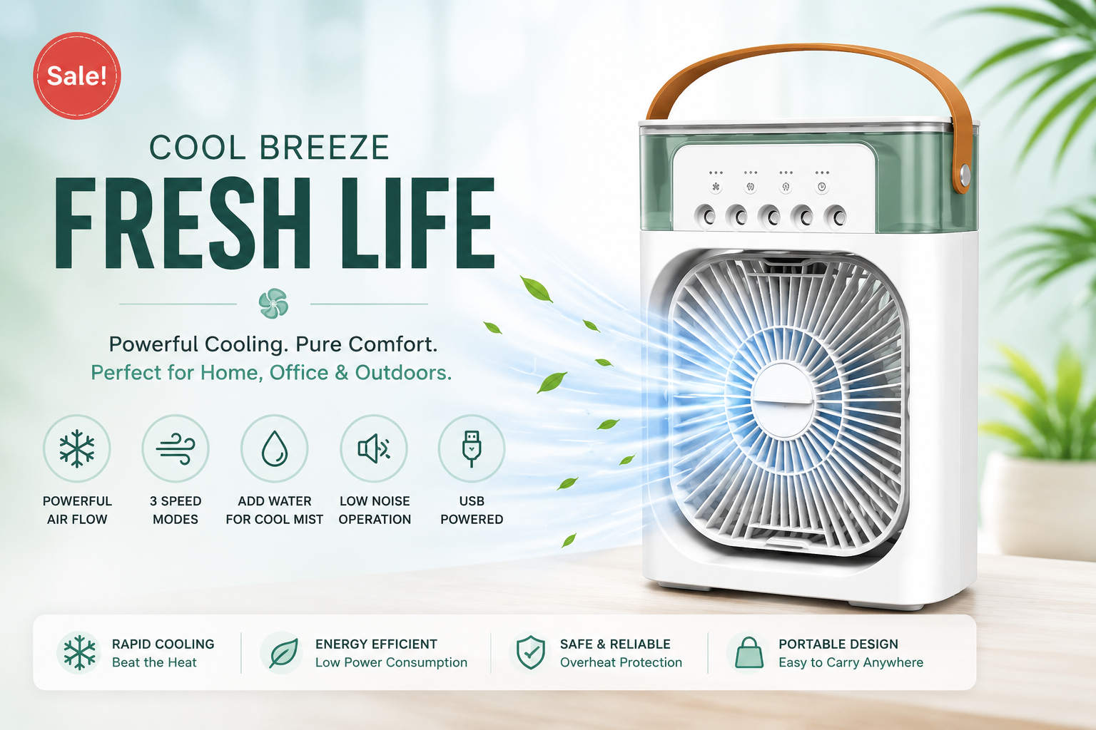 Mini Portable Air Cooler